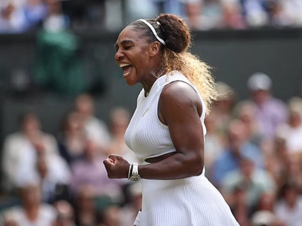 Serena Williams tumbangkan Strycova/Instagram/@wimbledon
