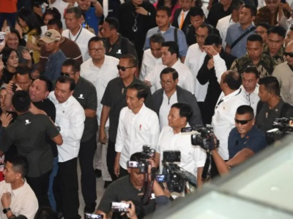 Pertemuan Jokowi-Prabowo/ANTARA FOTO/Akbar Nugroho Gumay/wsj.