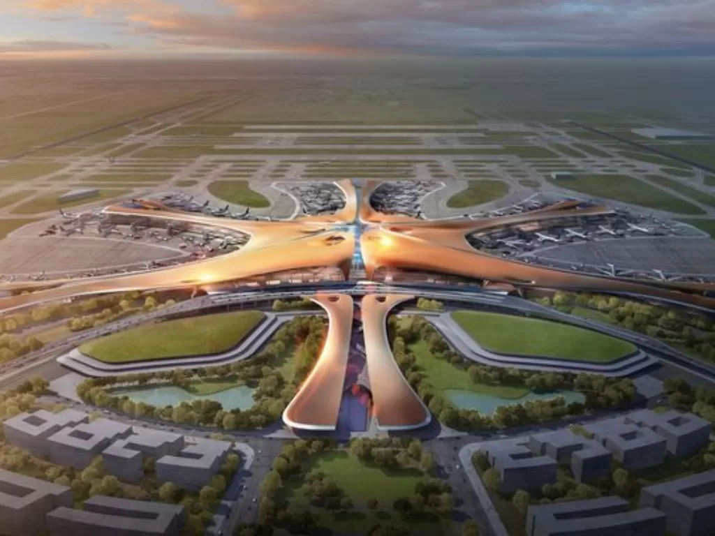 Bandara Beijing/Zaha Hadid Architects