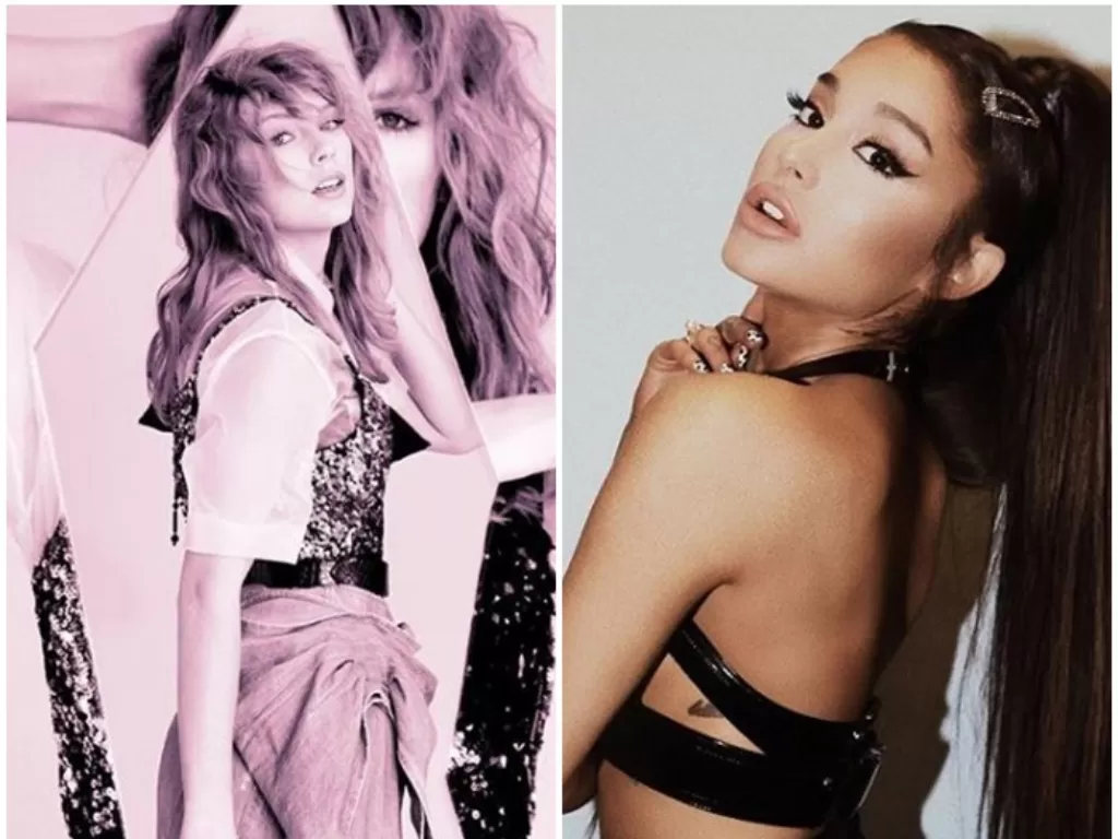 Taylor Swift dan Ariana Grande/instagram