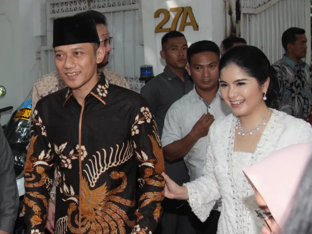 Ketua Kosgama Partai Demokrat, Agus Harimurti Yudhoyono (AHY). ANTARA FOTO/Reno Esnir