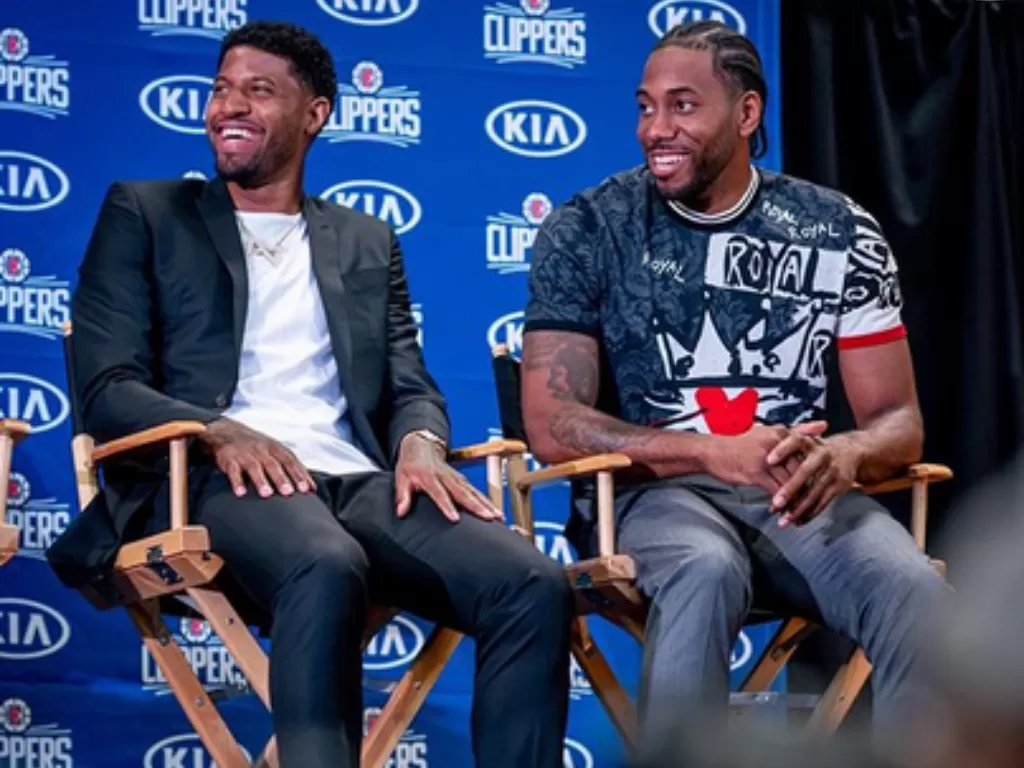 Duet maut Clippers,Leonard-George/Instagram/@laclippers