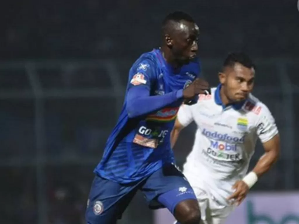 Konate menjadi garam di luka Persib Bandung dengan 1 gol dan 2 assist/Instagram/@liga1match