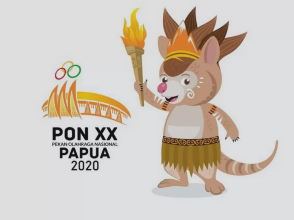 Maskot dan logo PON Papua/jubi.co.id