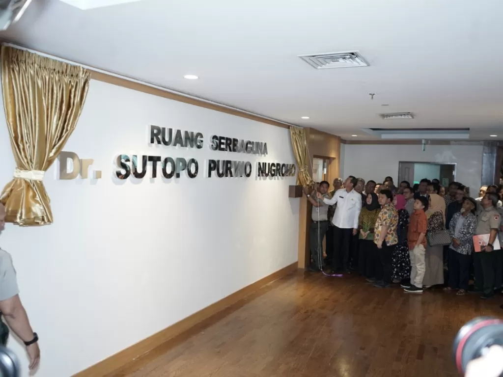Peresmian aula serbaguna Dr. Sutopo Purwo Nugroho/Dok. Istimewa