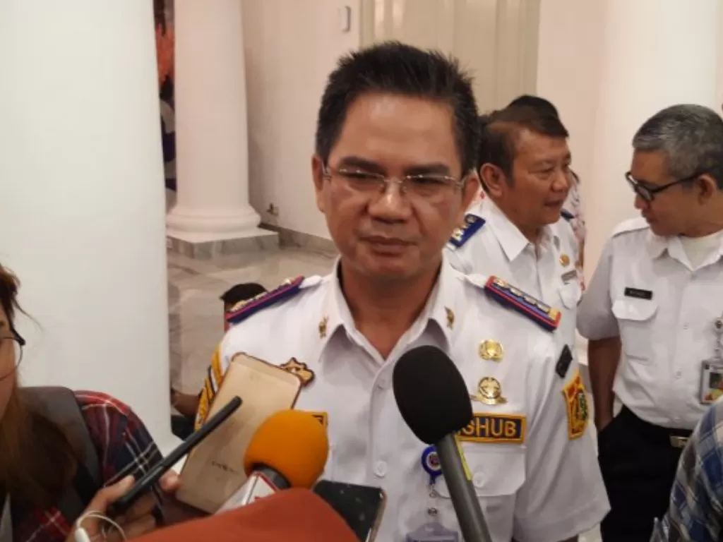 Kepala Dinas Perhubungan DKI Jakarta Syafrin Liputo. (Antaranews.com/Muhammad Zulfikar)