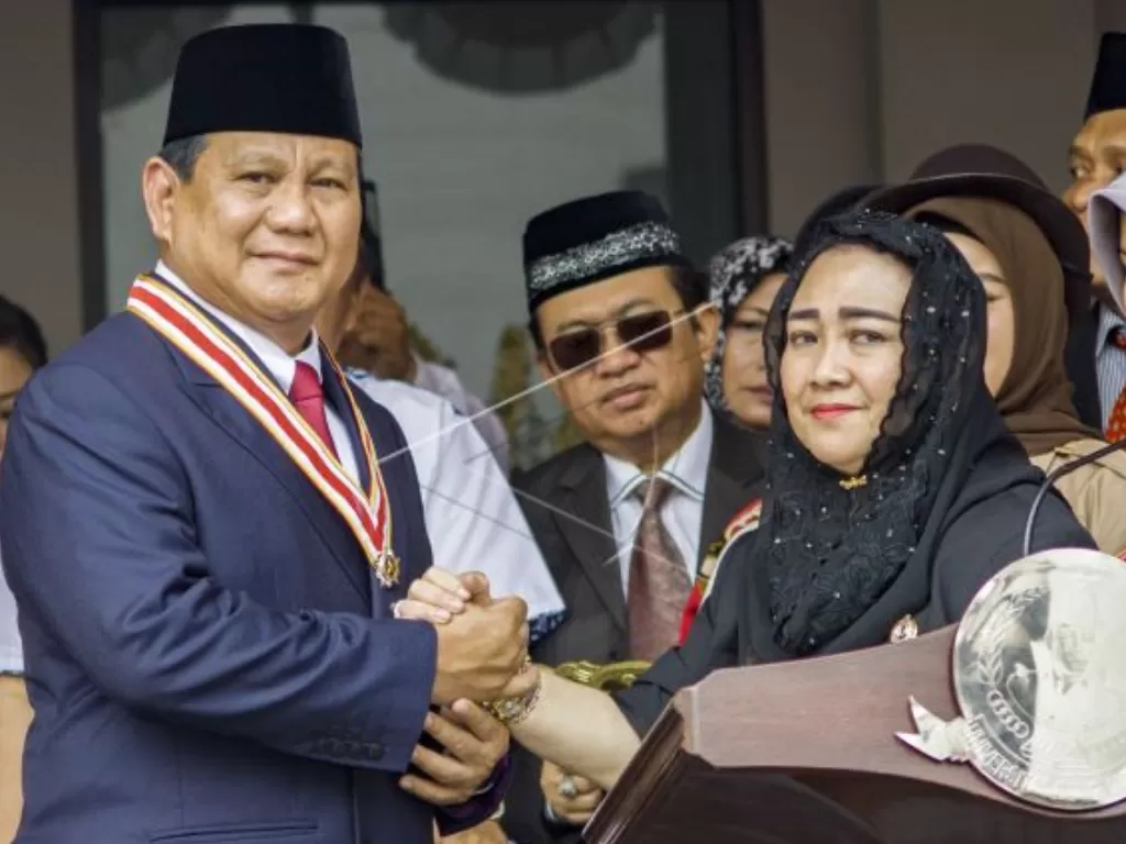 Wakil Ketua Umum Partai Gerindra, Rachmawati Soekarnoputri. (ANTARA FOTO/Galih Pradipta)