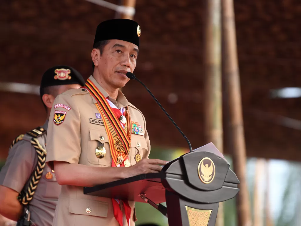 Presiden Republik Indonesia, Joko Widodo. (ANTARA FOTO/Wahyu Putro A)