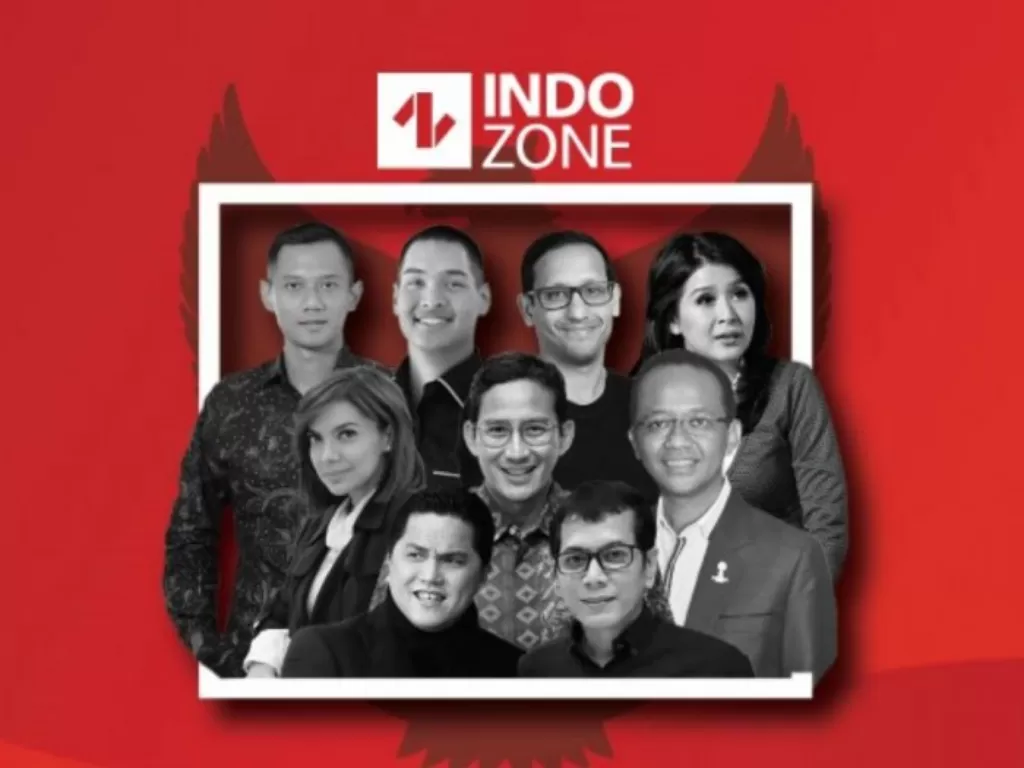 Hasil polling menteri milenial Jokowi yang dikeluarkan Indozone memperlihatkan profesional jadi favorit pembaca. (dok.Indozone)