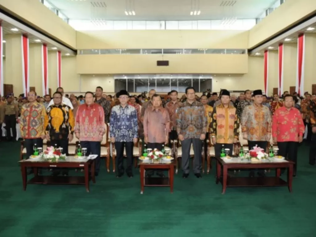 Peringatan Hari Konstitusi yang dihadiri Wakil Presiden Jusuf Kalla, Minggu (18/8/2019)/mpr.go.id