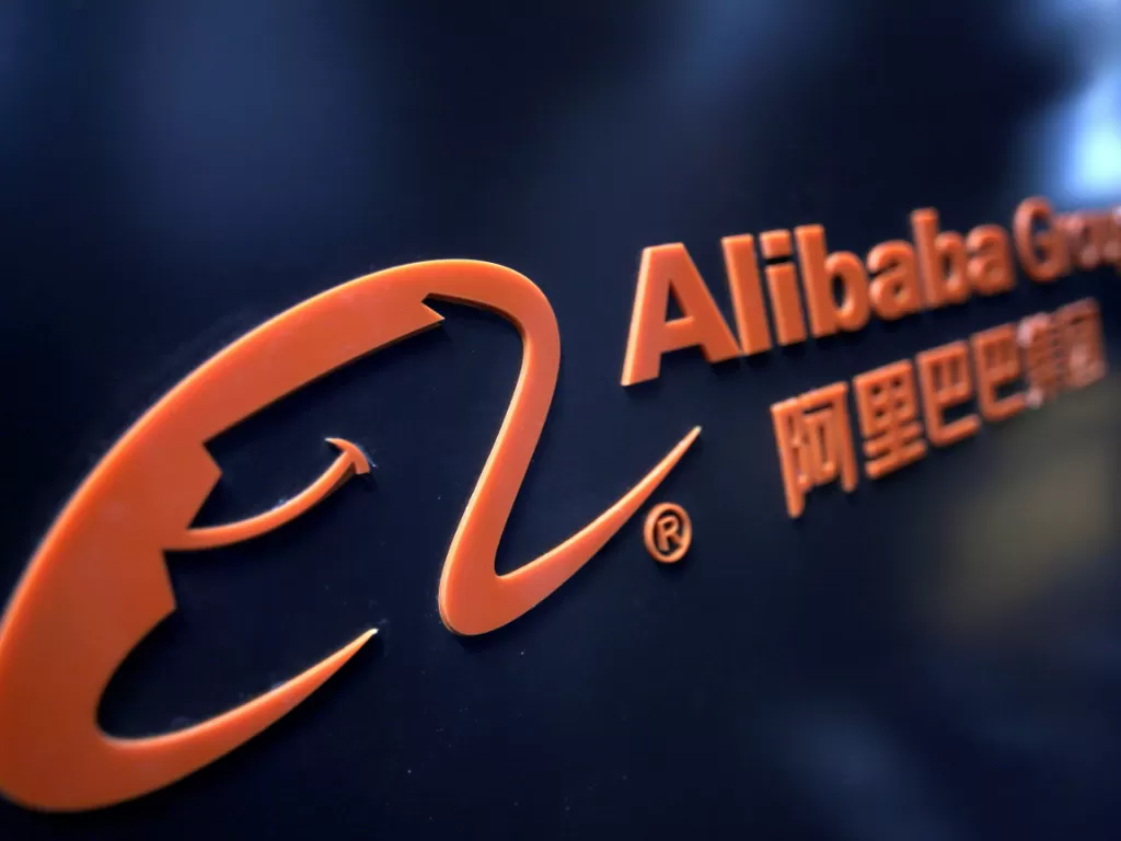Ilustrasi logo Alibaba/REUTERS/Jason Lee/File Photo