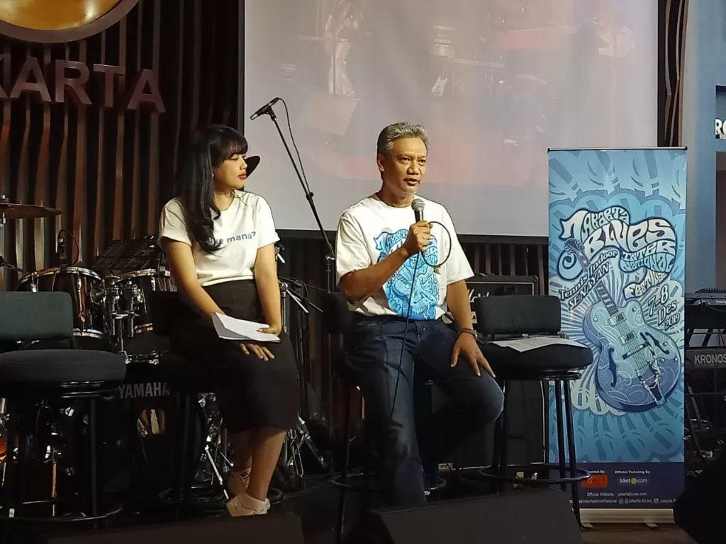Konferensi pers Jakarta Blues International Festival 2019/Foto: Indozone