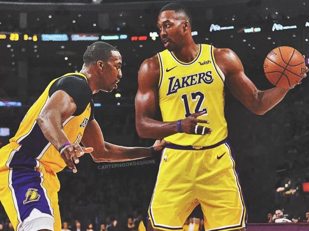 Dwight Howard (12)/Instagram/@thelakersource
