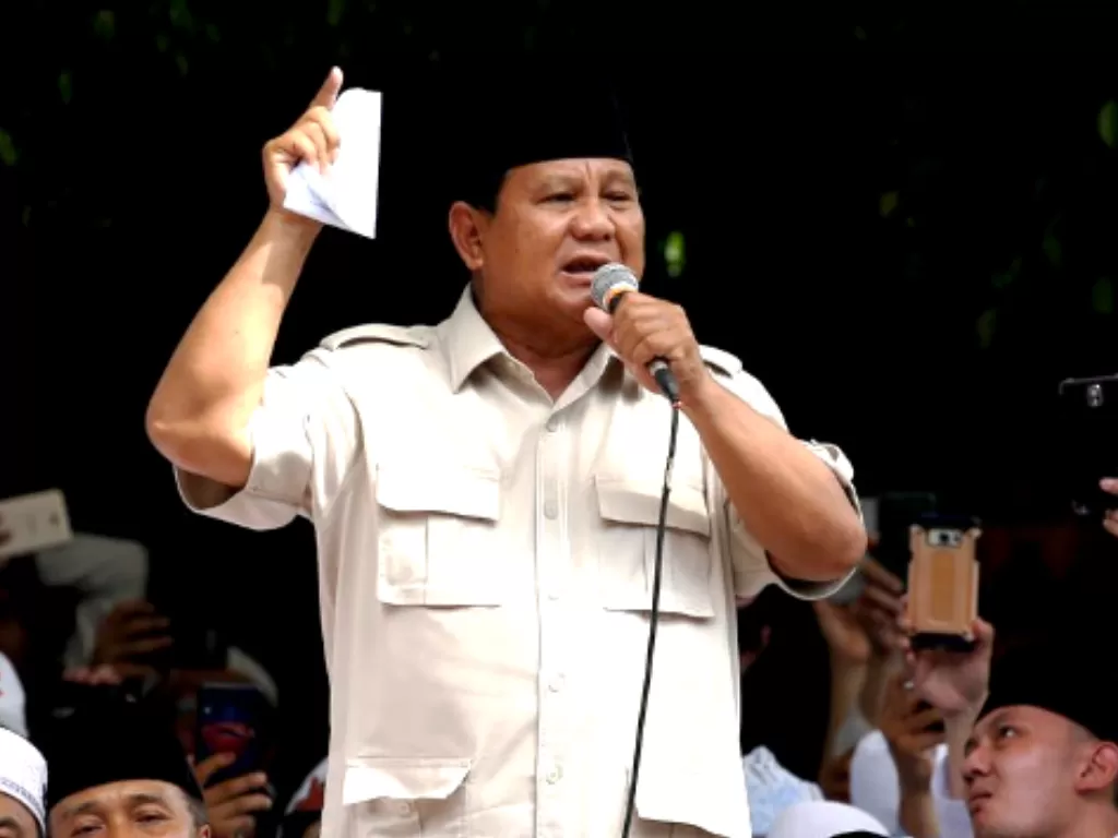 Prabowo Subianto setuju dengan rencana pemerintah pindahkan ibu kota negera (Reuters/Willy Kurniawan).