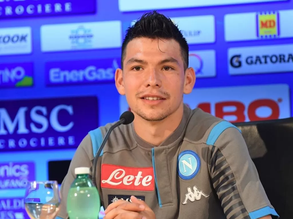 Hirving Lozano yakin sukses di Napoli. (Instagram/@officialsscnapoli)