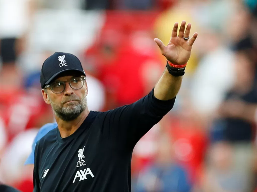 Juergen Klopp pesimis mengenai peluang Liverpool di Liga Champions. (Reuters/Phil Noble)