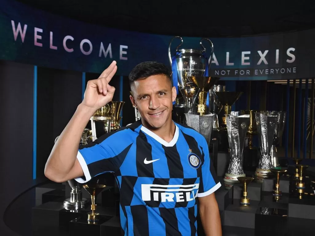 Alexis Sanchez transfer terbaru Inter Milan. (Instagram/@inter)