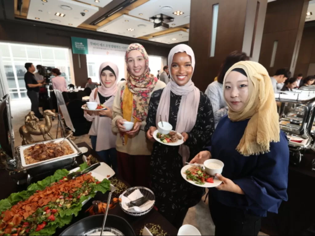 Ilustrasi makanan halal Korea (KTO)