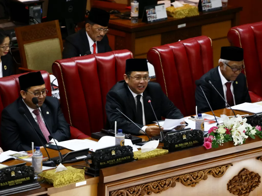 Dewan Perwakilan Rakyat Republik Indonesia (DPR RI) akan segera mengesahkan RUU KUHP yang selama ini melewati proses panjang. (Antara/Rivan Awal Lingga)