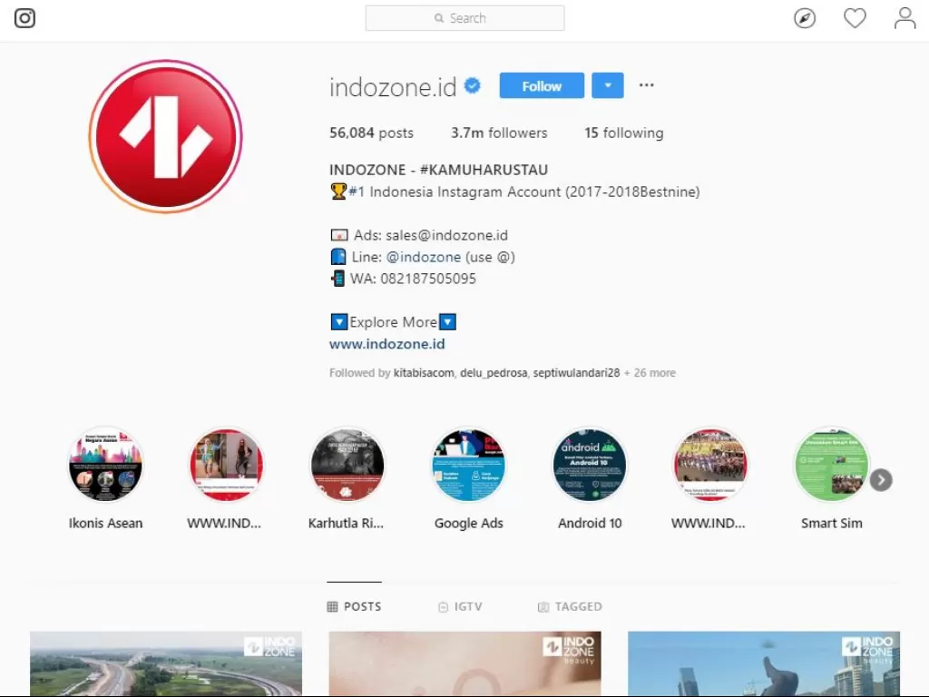 Instagram Indozone (Instagram/indozone.id)