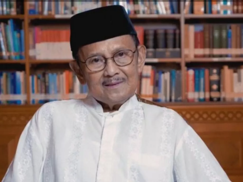 Presiden Ketiga Republik Indonesia, BJ Habibie. (Antara/Rangga Pandu)