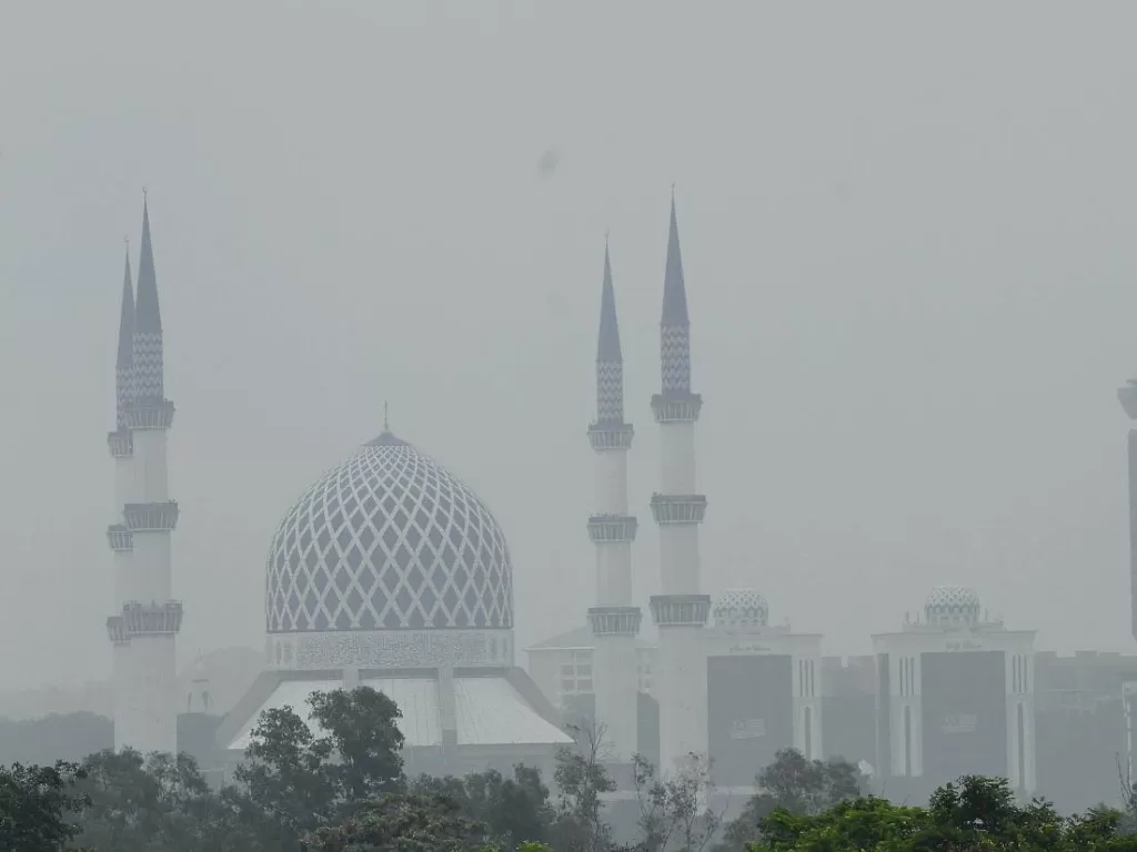 Kabut asap yang menyelimuti Selangor, Malaysia. (The Star)