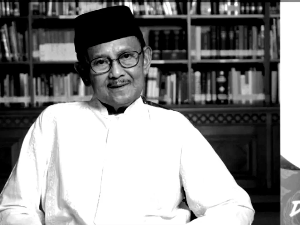 Presiden Ketiga Republik Indonesia, BJ Habibie. (Antara/Rangga Pandu)