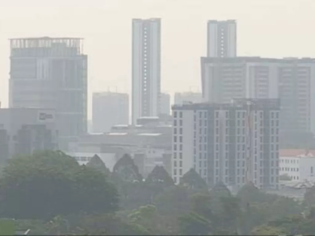 Kabut asap di Singapura/Channel NewsAsia