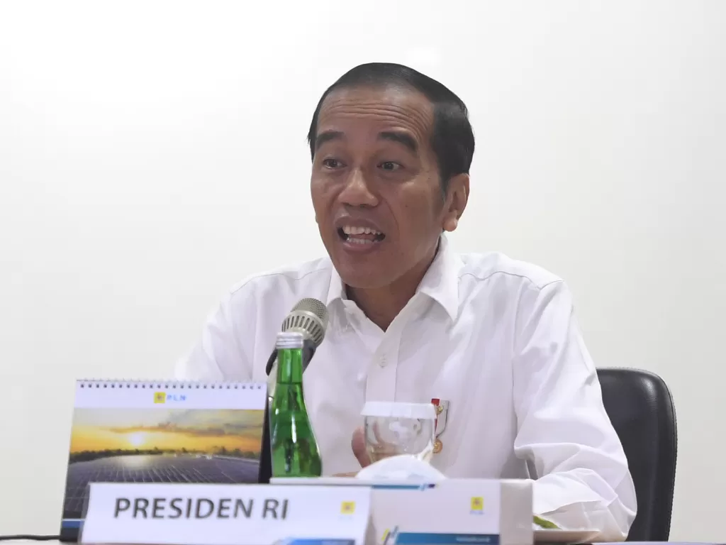 Presiden Joko Widodo (Jokowi) tidak ingin revisi undang-undang (RUU) KPK menganggu independensi lembaga (Antara/Akbar Nugroho Gumay).