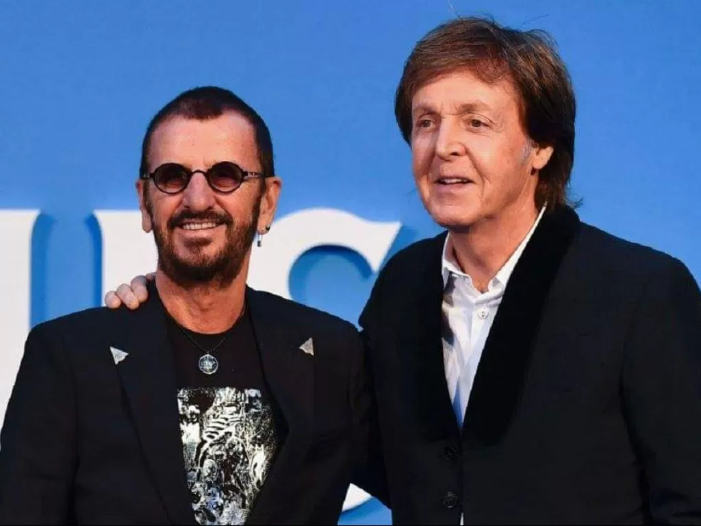 Ringo Starr dan Paul McCartney (Twitter @JohnFernandini)