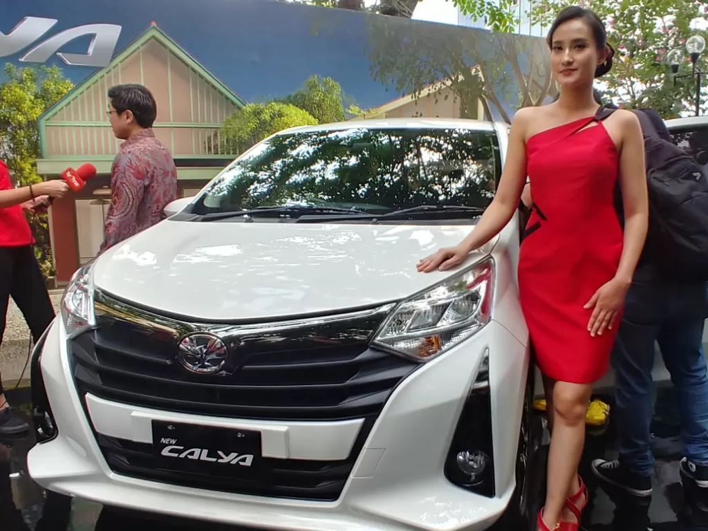 Peluncuran Toyota New Calya, di Jakarta Selatan, Senin (16/9). (Indozone/M. Ivan Rida).