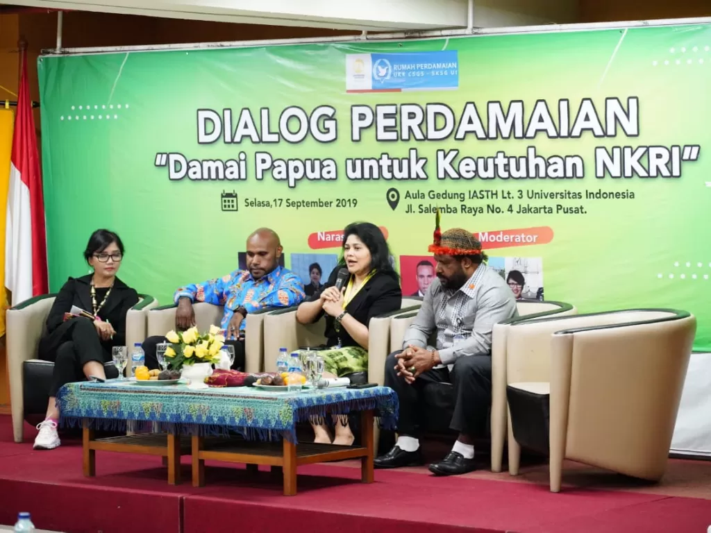 Dialog 'Damai Papua Untuk Keutuhan NKRI'. (Universitas Indonesia)