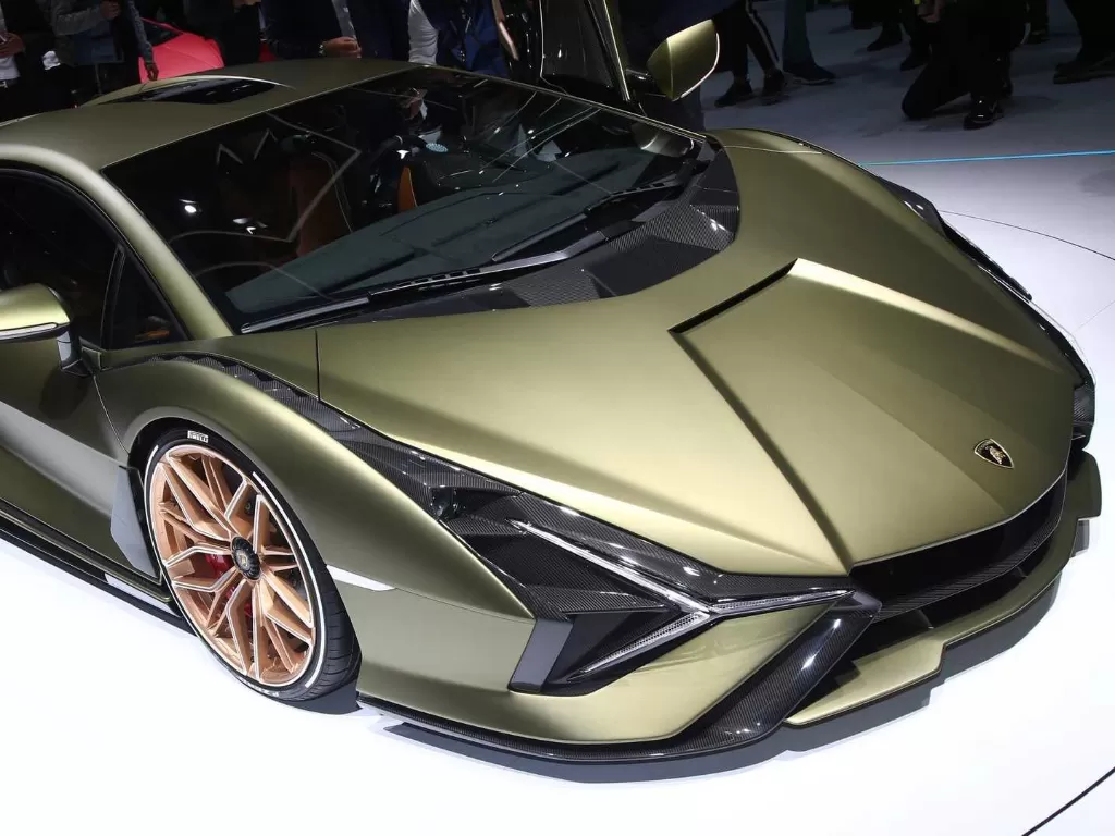 Lamborghini Sian saat diperkenalkan di Frankfurt Auto Show pekan ini (motor1)