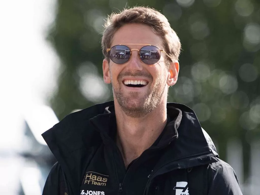 Romain Grosjean tetap di belakang kemudi Haas F1 Team pada tahun depan. (Instagram/@haasf1team)