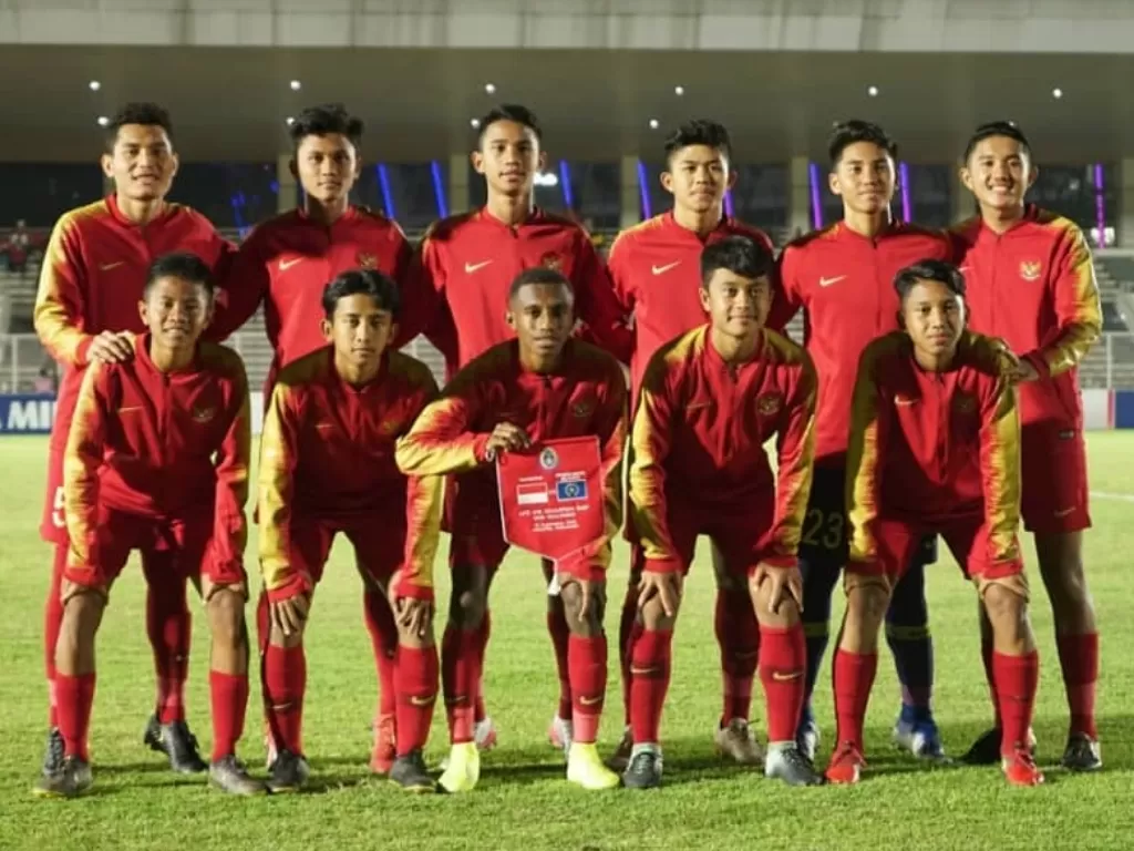Menghadapi Brunei, Indonesia mutlak menang dan pesta gol. (Instagram/@timnasu16.ina)