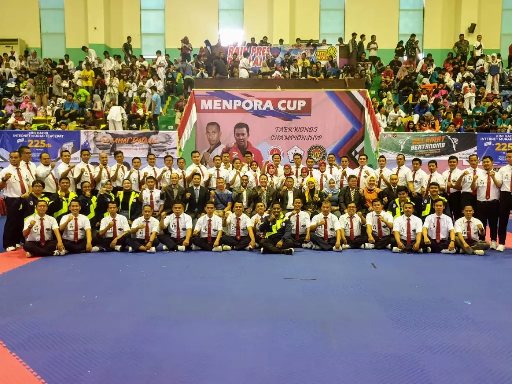 Pembukaan Menpora Cup Taekwondo Championship 2019. (Humas PBTI)
