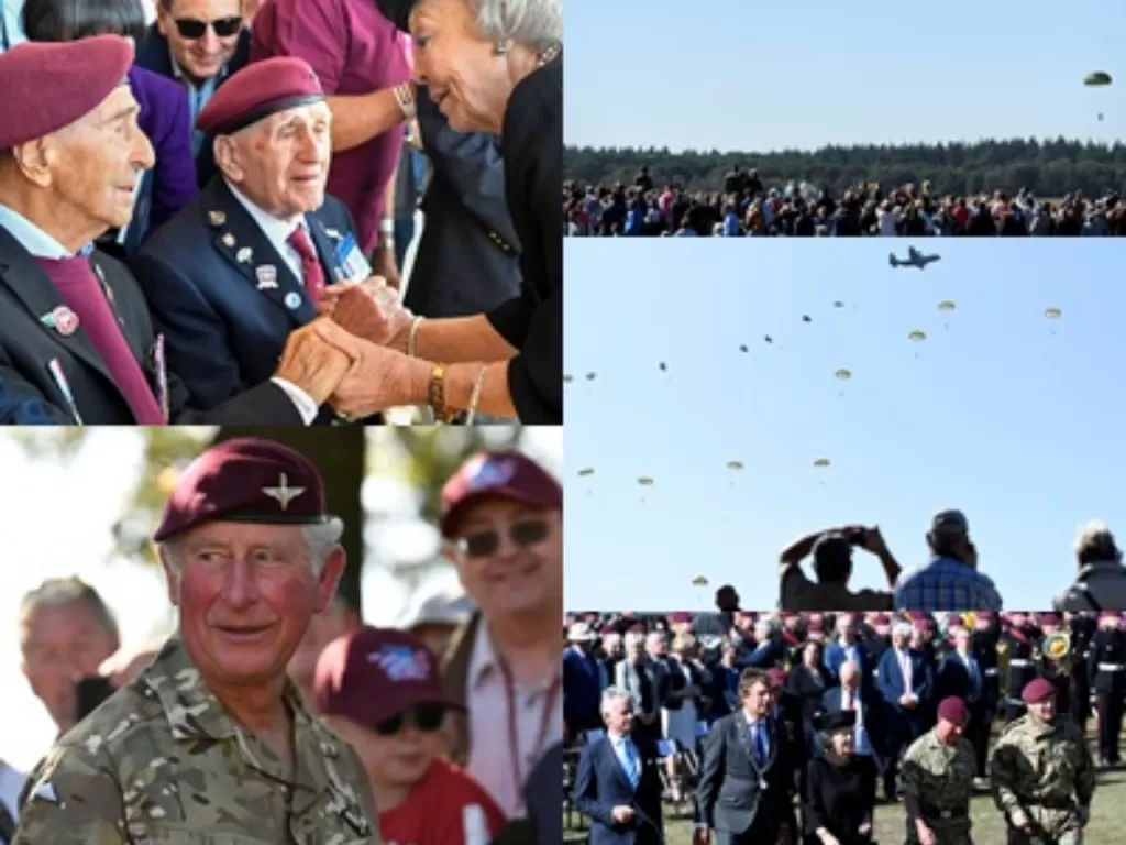 Peringatan 75 tahun Battle of Arnhem. (Reuters/Piroschka Van De Wouw)