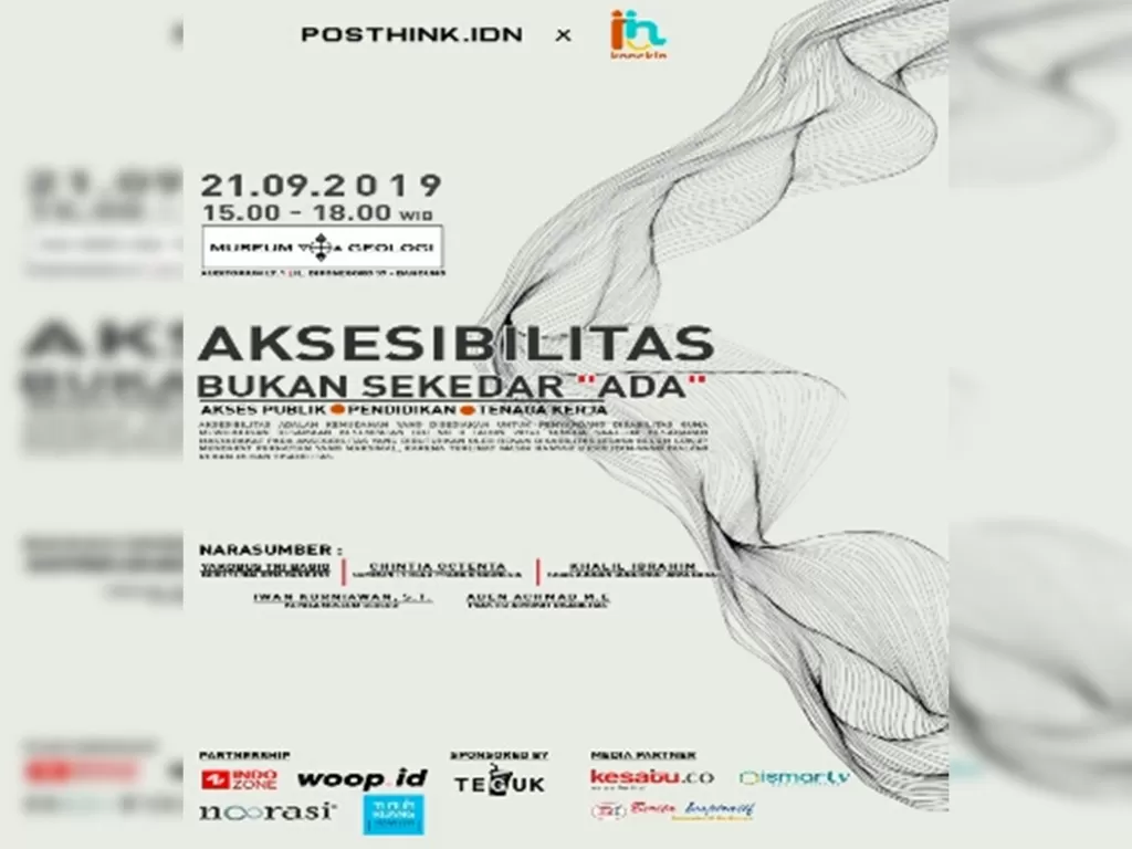 POSTHINK dan KONEKIN Gelar #Konkowinklusif di Bandung Bahas Issu Kesetaraan Disabilitas (photo/POSTHINK).