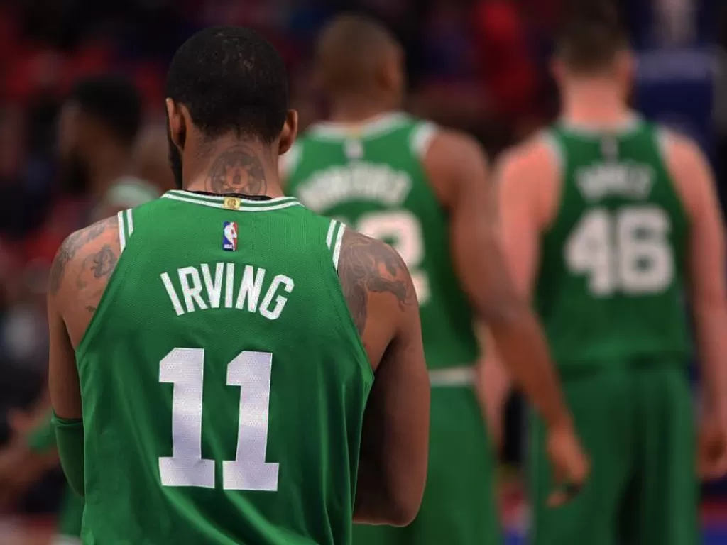 Kyrie Irving saat masih berseragam Boston Celtics. (Instagram/@kyrieirving)