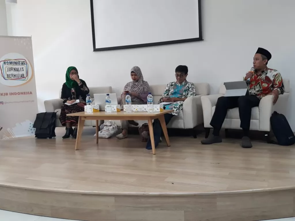 Acara diskusi tentang polemik RUU PKS, di Perpustakaan Nasional, Jakarta, Sabtu (5/10). (Indozone/Astrid)