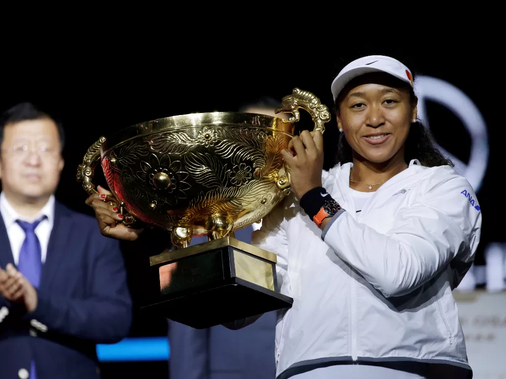 Naomi Osaka berhasil merebut gelar juara di China Open. (Reuters/Jason Lee)