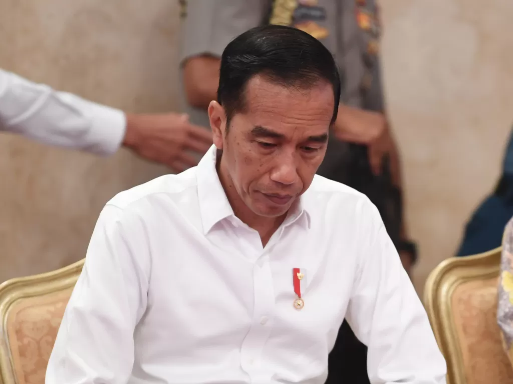 Presiden Joko WIdodo (Jokowi) diminta Demokrat untuk mandiri memilih menteri (Antara/Wahyu Putro A).