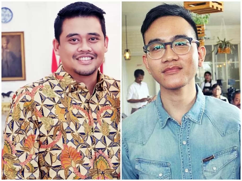 Gibran Rakabuming Raka (kiri) dan Bobby Nasution bakal maju dalam pemilihan kepala daerah di 2020. (Instagram/@ayanggkahiyang/@chillipari)