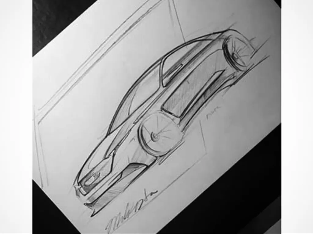 Salah satu desain yang masuk sebagai konsep Esemka sport car. (Instagram/@esemka_official)