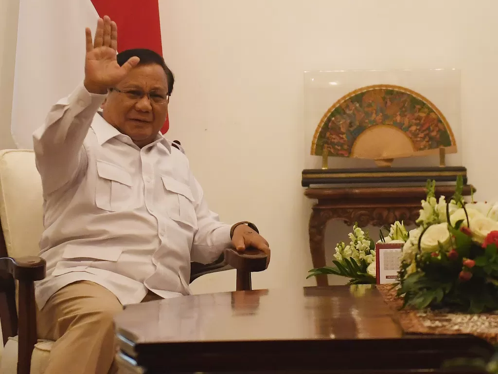 Ketua Umum Partai Gerindra Prabowo Subianto. (Antara/Akbar Nugroho Gumay)