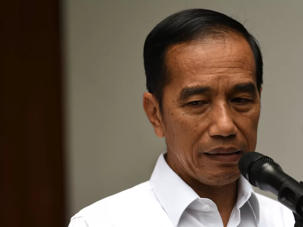 Presiden Jokowi tidak mengeluarkan Perppu KPK hingga masuk deadline dari mahasiswa (Antara/Aditya Pradana Putra).