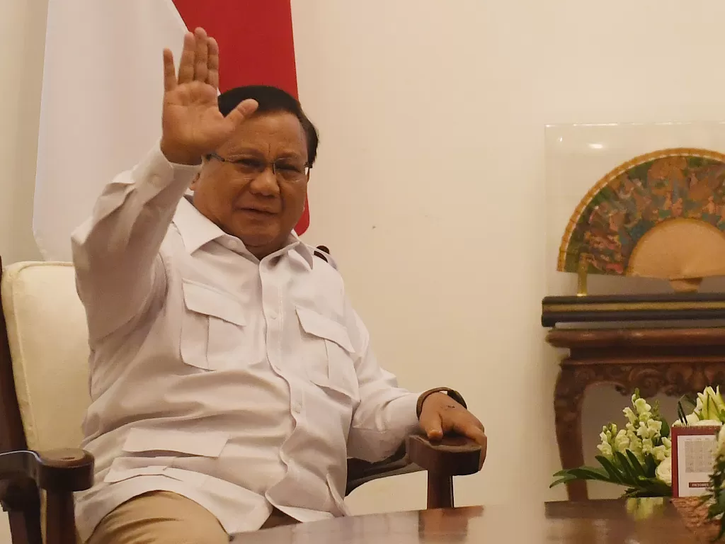 Ketua Umum Partai Gerindra, Prabowo Subianto. (Antara/Akbar Nugroho Gumay)