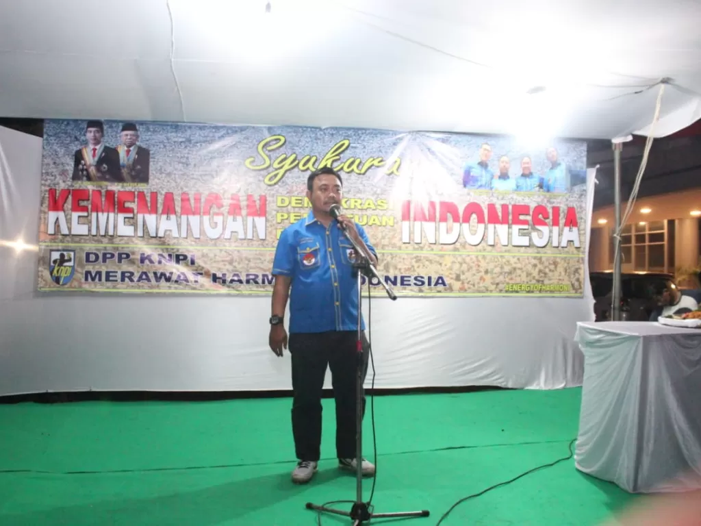 Ketua Umum Dewan Pengurus Pusat Komite Nasional Pemuda Indonesia, Haris Pertama. (KNPI)