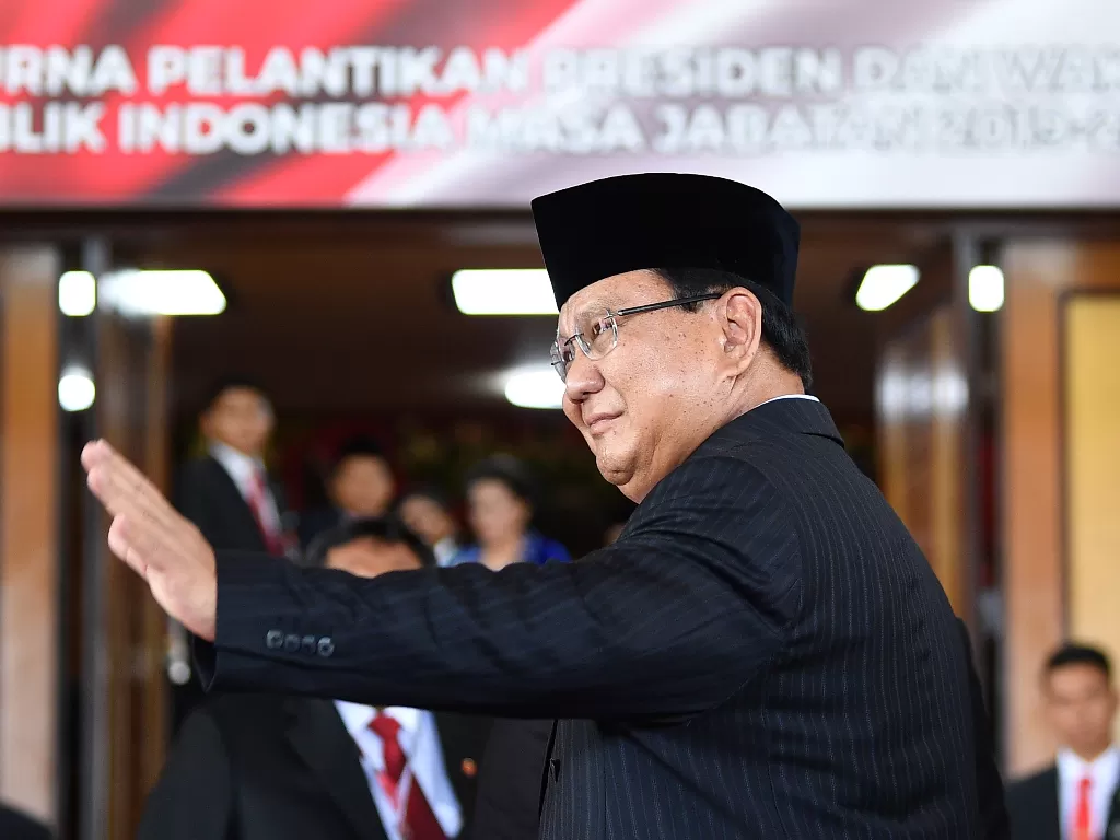 Ketua Umum partai Gerindra Prabowo Subianto (Antara/Sigid Kurniawan).