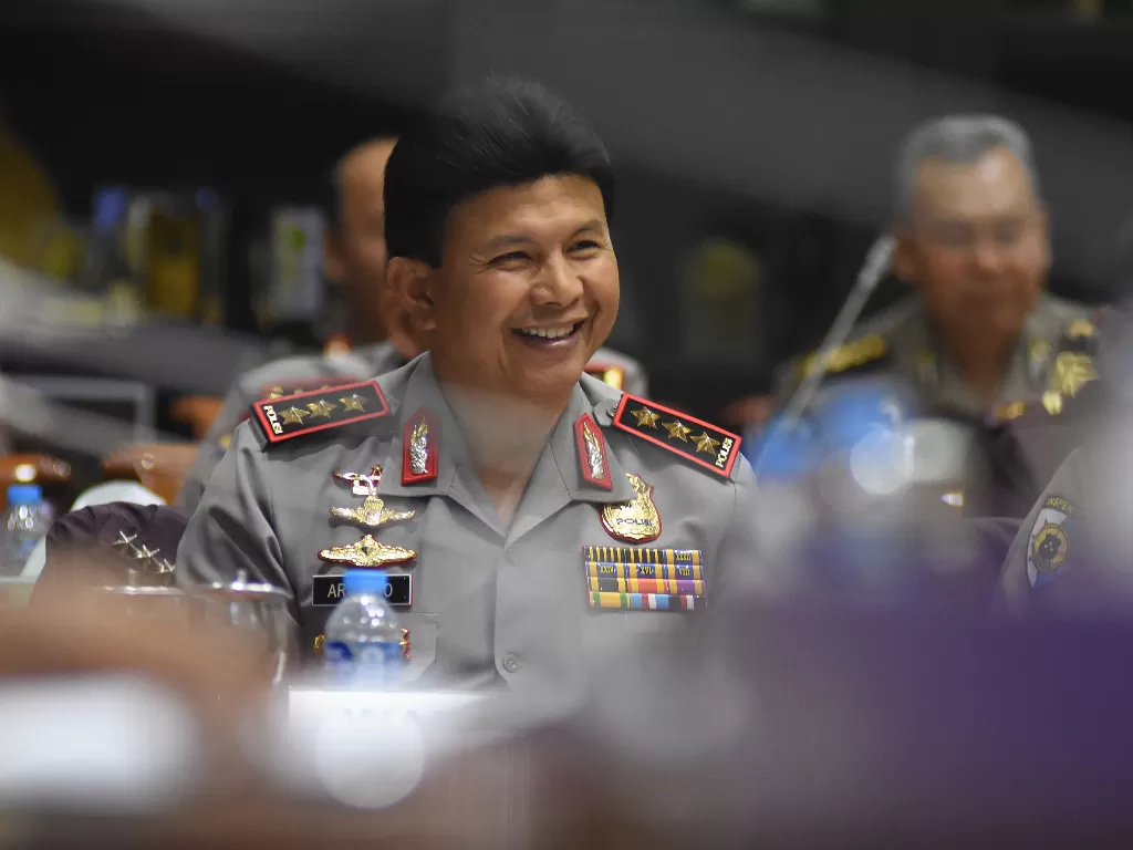 Komjen Pol Ari Dono Sukmanto bakal menduduki jabatan pelaksana tugas Kapolri. (Antara/Indrianto Eko Suwarso)